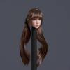 1/12 Scale Female Head Sculpt,Asian Girl Pale Skin Head Carved for 6inch Female Seamless Action Figure Collection view 2