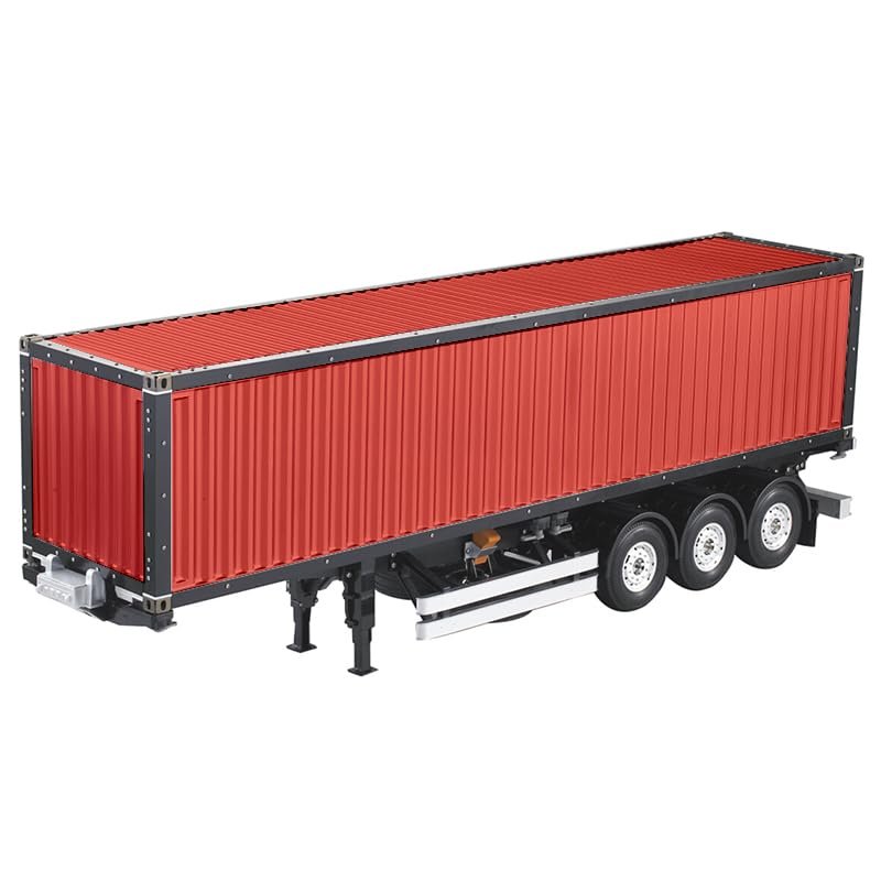 1/14 RC DIY 40ft Container Chassis Semi Tractor Trailer Truck Painting