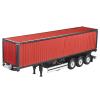 1/14 RC DIY 40ft Container Chassis Semi Tractor Trailer Truck Painting view 1