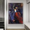 DIY Oil Painting Kit,The Cellist Painting by Amedeo Modigliani Arts Craft for Home Wall Decor view 2