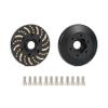 AMK 2Pcs 78g 1/10 RC Crawler Brass Weight 6mm Extended Wheel Hubs 12mm Hex Adapters 2.2 1.9 Beadlock Wheel Rims Universal for Axial SCX10 Capra TRX6 VS4-10 Gen8 Element Enduro TRX4 Upgrades (6mm) view 1