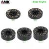 AMK 2Pcs 78g 1/10 RC Crawler Brass Weight 6mm Extended Wheel Hubs 12mm Hex Adapters 2.2 1.9 Beadlock Wheel Rims Universal for Axial SCX10 Capra TRX6 VS4-10 Gen8 Element Enduro TRX4 Upgrades (6mm) view 4