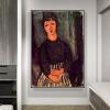 DIY Oil Painting Kit,A Young Girl Painting by Amedeo Modigliani Paint by Number Kit On Canvas for Beginners view 2