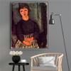 DIY Oil Painting Kit,A Young Girl Painting by Amedeo Modigliani Paint by Number Kit On Canvas for Beginners view 3