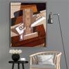 DIY Oil Painting Kit,The Pipe Painting by Juan Gris Paint by Numbers Kit for Kids and Adults view 3