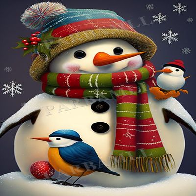 1000 Piece Adult Puzzle, Cute Colorful Snowman, Puzzle Educational Gift, Room Decor Exercise Willpower