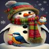 1000 Piece Adult Puzzle, Cute Colorful Snowman, Puzzle Educational Gift, Room Decor Exercise Willpower view 1