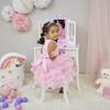 Teamson Kids - Starry Sky Print Gisele Medium Vanity - White/Lavender view 2