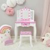 Teamson Kids - Sweethearts Print Gisele Medium Vanity - White/Pink view 2