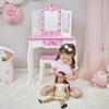 Teamson Kids - Sweethearts Print Gisele Medium Vanity - White/Pink view 3