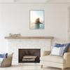 Ocean Rock Sunset Horizon Landscape, 24 x 30 Inch Framed Gicle Print view 2