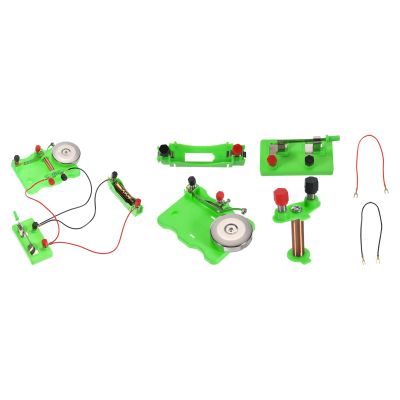 PATIKIL Physical Experiment Set, 2Set Electric Bell Magnetism Experiment Kits Switch Electromagnet Labs Induction Circuit for Educational Teaching
