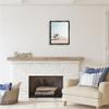 Stupell Industries Lifeguard Hut Photography Black Framed Floater Canvas Wall Art Design by Sisi and Seb view 3