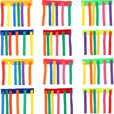 Rcanedny 12 Pcs Catch Tail Game Belt Field Games Carnival Yard Games for Kids Adults Field Day Camping Family Birthday Outdoor Activities
