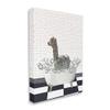 Stupell Industries Llama in Bathtub Canvas Wall Art Design by Amelia Noyes view 2