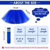 5 Layered Tutu Skirt for Kids Tulle Tutu Skirt with Tube Socks Princess Runners Costumes Cosplay for Girls Kids (Dark Blue) view 4