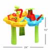 Trimate Toddler Sensory Sand & Water Table with Chair | 3 in 1 Indoor & Outdoor Summer Beach Toys for Kids view 2