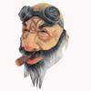 eLymwoo Halloween Grandpa Old Man Mask Latex Bald Terrifying Mask - Perfect for Cosplay, Parties, and Prank view 1
