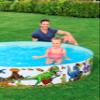 Bestway| Dinosaur Paddling Pool, Kiddie Swimming Pool, Inflatable Above Ground Pool, Outdoor Garden Pool, 183cm x 38cm view 3