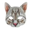 Aiffort 1Pcs Halloween Realistic Cat Masks Animal Cat Mask Masquerade Cosplay Accessories for Halloween Christmas Easter Novelty Costume Party Accessory (I-Style Cat Mask) view 1