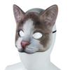 Aiffort 1Pcs Halloween Realistic Cat Masks Animal Cat Mask Masquerade Cosplay Accessories for Halloween Christmas Easter Novelty Costume Party Accessory (B-Style Cat Mask) view 3