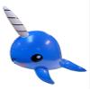 24" Narwhal Inflate (Blue) Inflatable Narwhale Sea Creature Oceanic Animal Theme Birthday Party Decoration (6 Pack) view 1