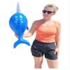 24" Narwhal Inflate (Blue) Inflatable Narwhale Sea Creature Oceanic Animal Theme Birthday Party Decoration (6 Pack) view 4