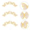 10 Sets Butterfly Cake Decorations Cupcake Topper Delicate Cake Decor for Party Celebration view 4