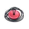 AroundSquare Wearable Deadeye Contact Coin-Regular - Pendant Version of a Manipulation, Worry Stone (Anodized Aluminum Red) view 1