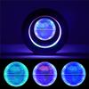BEBEVOGUE Personalized Magnetic Levitating Floating Globe with LED Light Unique Birthday Gift for Men Boss Kids Floating Wrold Map Globe Home Office Desk Gadget Decor (Blue) view 2