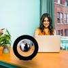 BEBEVOGUE Personalized Magnetic Levitating Floating Globe with LED Light Unique Birthday Gift for Men Boss Kids Floating Wrold Map Globe Home Office Desk Gadget Decor (Black) view 3