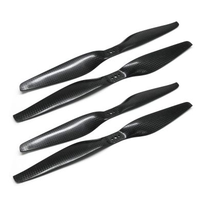 SpeedyFPV 4pcs 1255 Carbon Fiber Propellers T-Style 12x5.5 Prop Set (2X CW / 2X CCW)