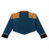 CHICTRY Kids Girls Halloween Cosplay Costumes Ringmaster Circus Jacket Coat Drummer Fancy Dress up Peacock Blue 14 Years view 4