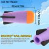 TORMEN Missile Refill Rockets Darts, Launcher Fires Foam Bullets Compatible for Nerf Missile Launcher Toy(Purple, 3Pcs) view 2