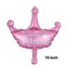 40 Inch Purple Number 3 Balloons With Princess Crown, Number 3 Foil Helium Balloons, 3rd Birthday Party Decorations. (Purple 3) view 3