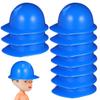 Abaodam 10 Pack Mini Construction Hard Hats, Bulk Mini Plastic Worker Party Hat, Birthday for Dollhouse, Construction Birthday Party, Toy Doll Engineer, Building Dress Up Cap, Theme Favors (Blue) view 1