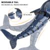 2.4Ghz Remote Control Whale Shark Toys for Boys Kids, 1:18 Scale High Simulation Whale Shark for Pool, Electric RC Shark Fish Toys with Light & Spray Water Function for 4 5 6 7 8 9 Year olds Kid view 4