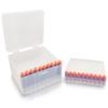 TORMEN Foam Darts Storage Box, Portable Plastics Store Case Compatible for Nerf Elite Series Bullets and Short Dart (1 Box+2 Tray view 1
