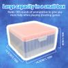 TORMEN Foam Darts Storage Box, Portable Plastics Store Case Compatible for Nerf Elite Series Bullets and Short Dart (1 Box+2 Tray view 3