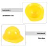 Abaodam Mini Construction Hat 10 Pcs Small Yellow Safety Helmets for Doll Dress up Party Supplies and Toy Accessories Lightweight Miniature Hard Hats view 3