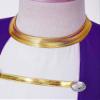 Venjoe Kids Girls Circus Ringmaster Costume Halloween Festival Party Cosplay Fancy Leotard Dress up Purple 6 Years view 3
