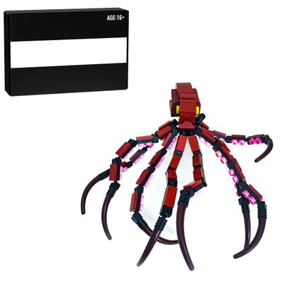 Aetheria MOC Octopus Building Set, Deep Sea Creature Octopus Building Blocks Creative Ornament Bricks for Adult-Deep Sea Creature Octopu Buildings