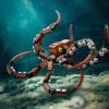 Aetheria MOC Octopus Building Set, Deep Sea Creature Octopus Building Blocks Creative Ornament Bricks for Adult-Deep Sea Creature Octopu Buildings view 4