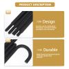 Lurrose Magician Crutch Stick Black Decorative Party Prop 39 Inch Plastic Cane for Halloween Cosplay Performance and Dress-up Accessories view 2