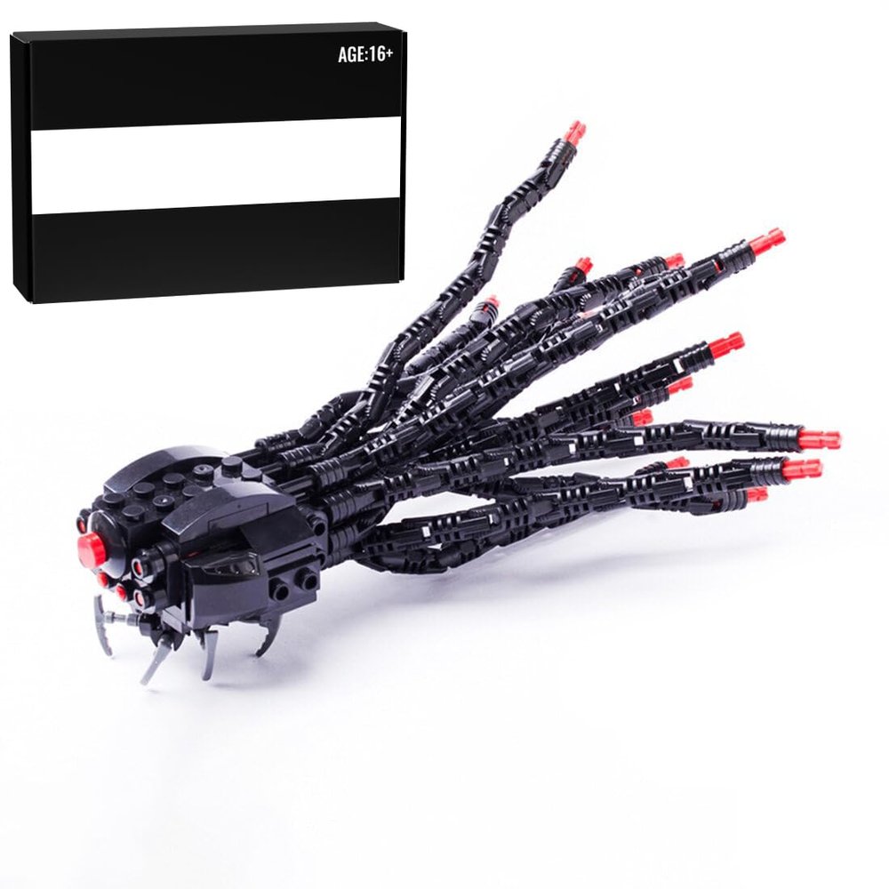 Aetheria MOC Sentinel Robot with Tentacles Building Set, Sci-fi Film Battle Scenes Building Blocks Creative Ornament Bricks for Adult