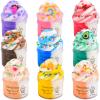 Cloud Slime Kit, 9 Pack Slimes with Peach, Watermelon, Rainbow, Blue Cute Slime Charms, Scented DIY Putty Sludge Toy Gifts for Girls and Boys view 1