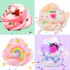 Cloud Slime Kit, 9 Pack Slimes with Peach, Watermelon, Rainbow, Blue Cute Slime Charms, Scented DIY Putty Sludge Toy Gifts for Girls and Boys view 2