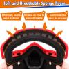 POKONBOY 2 Pack Detachable Masks, Tactical Mask with Goggles Compatible with Nerf Rival, Apollo, Zeus, Khaos, Atlas, & Artemis Blasters Rival Mask view 4