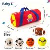 My First Sports Bag with 5 Plush Sports Balls - Rattle Ball with Sound - Sensory Toys for 1 Year Old - Toys for Toddler - Rattles Gift for 1 Year Old view 4