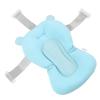 Baby Bath Seat, Baby Bath Tub Cushion for Bathtub Sink for Infant Newborn, Floating Foldable Adjustable Infant Bath Supporter, Easy to Clean (Blue Bear) view 1